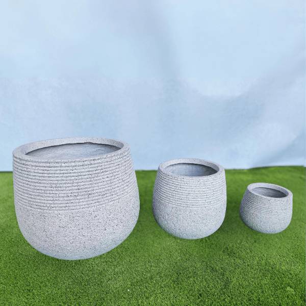 Fiber clay pot LG227
